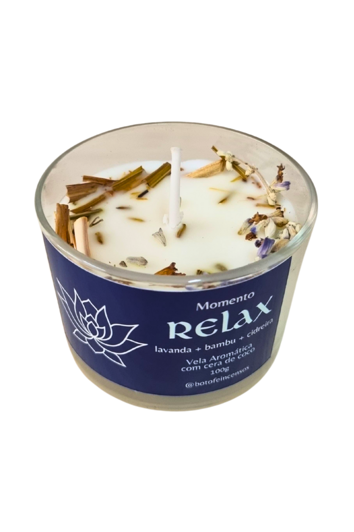 Vela momento relax copo 100gr