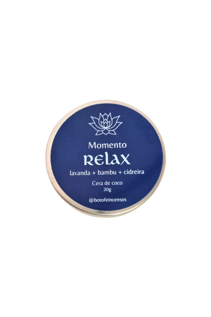 Vela momento relax lata 20gr 1
