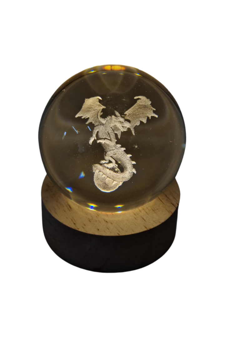 Luminaria globo peq dragao bola 1