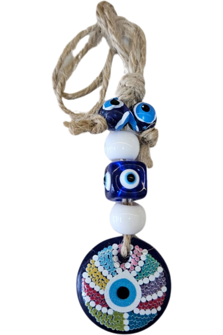 Amuleto olho grego corda 6