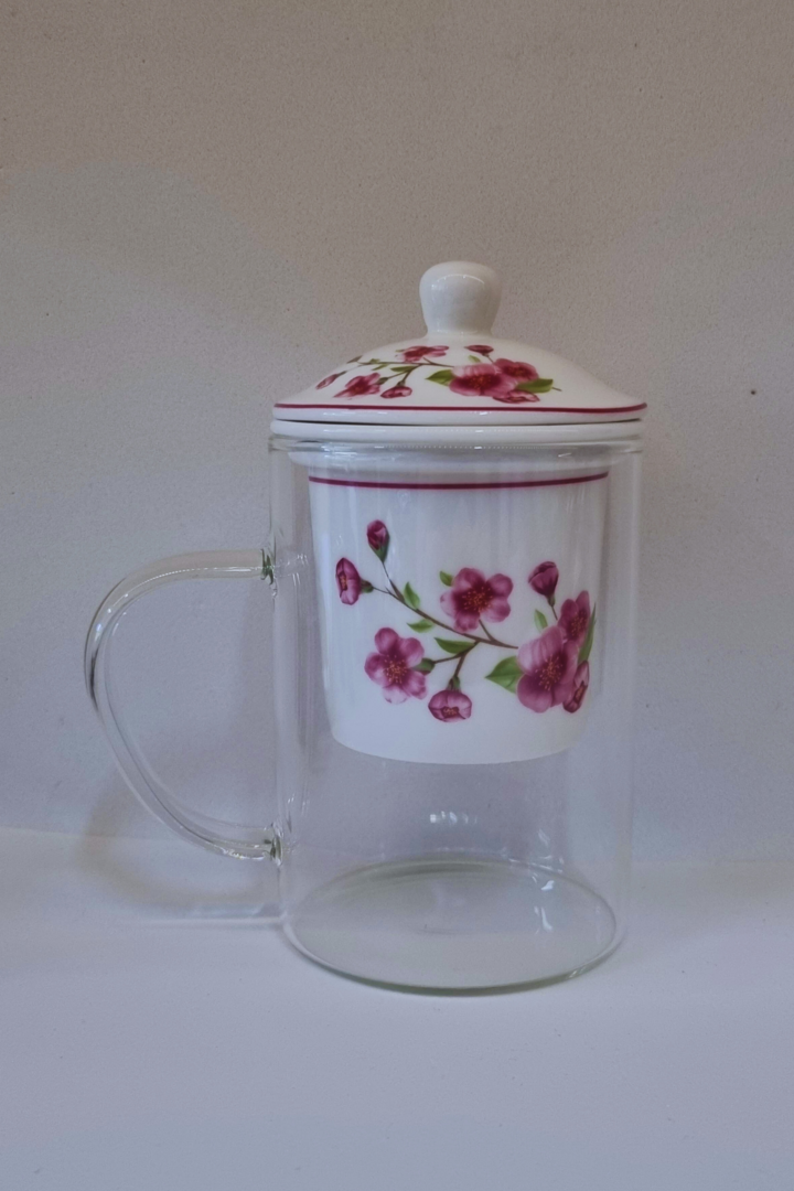 Caneca vidro c infusor porcelana 14046 1