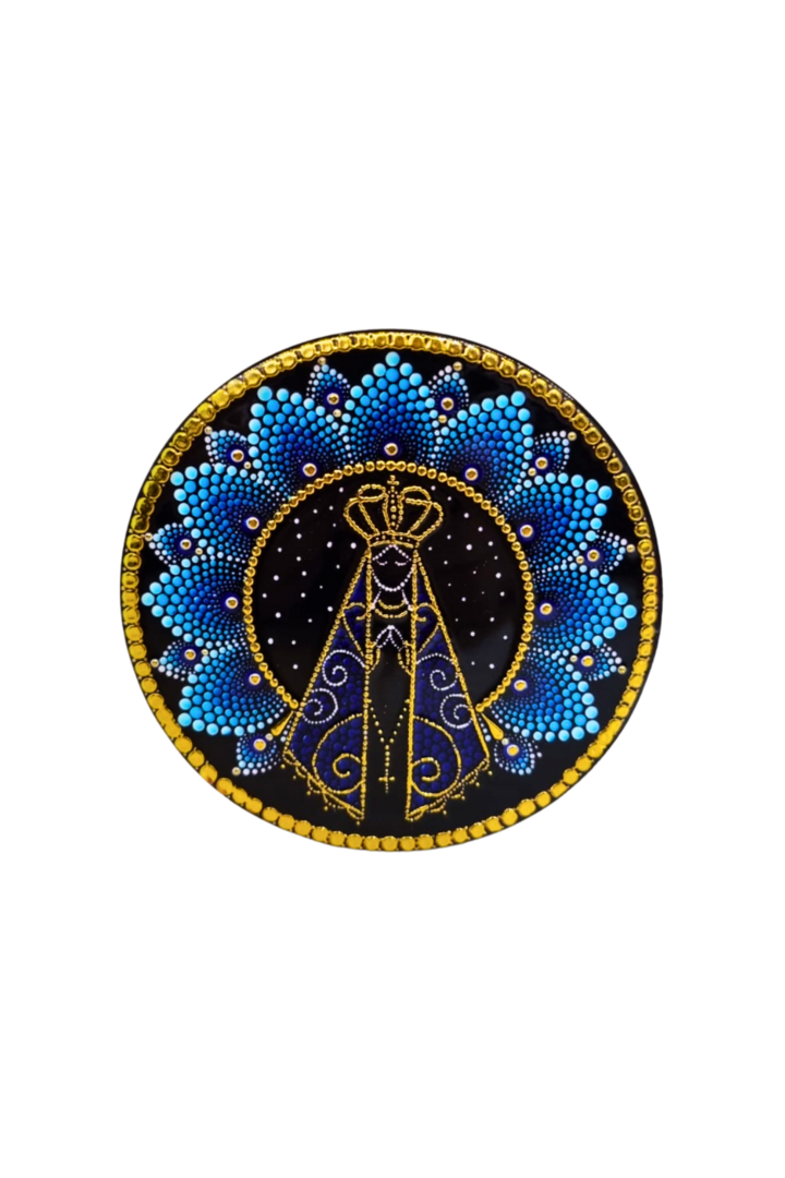 Porta copos nossa senhora aparecida c 6 1