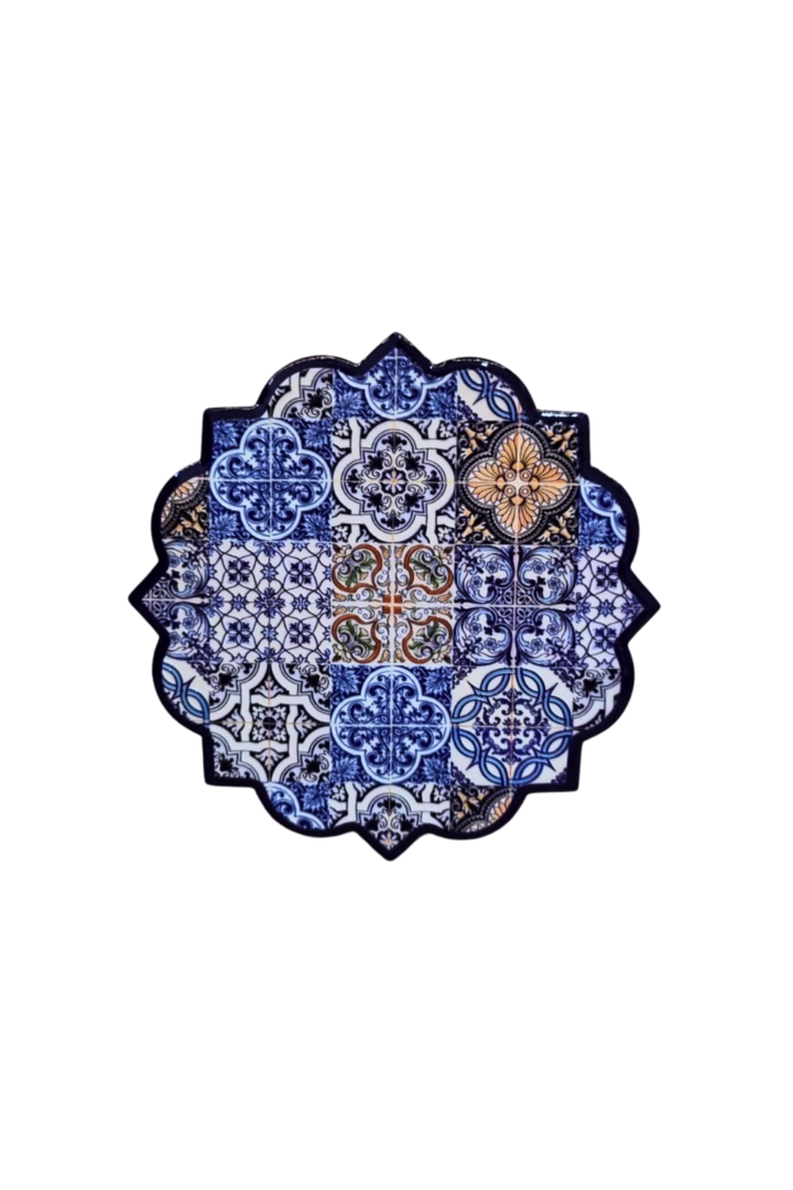 Porta copos mandala com 4 3
