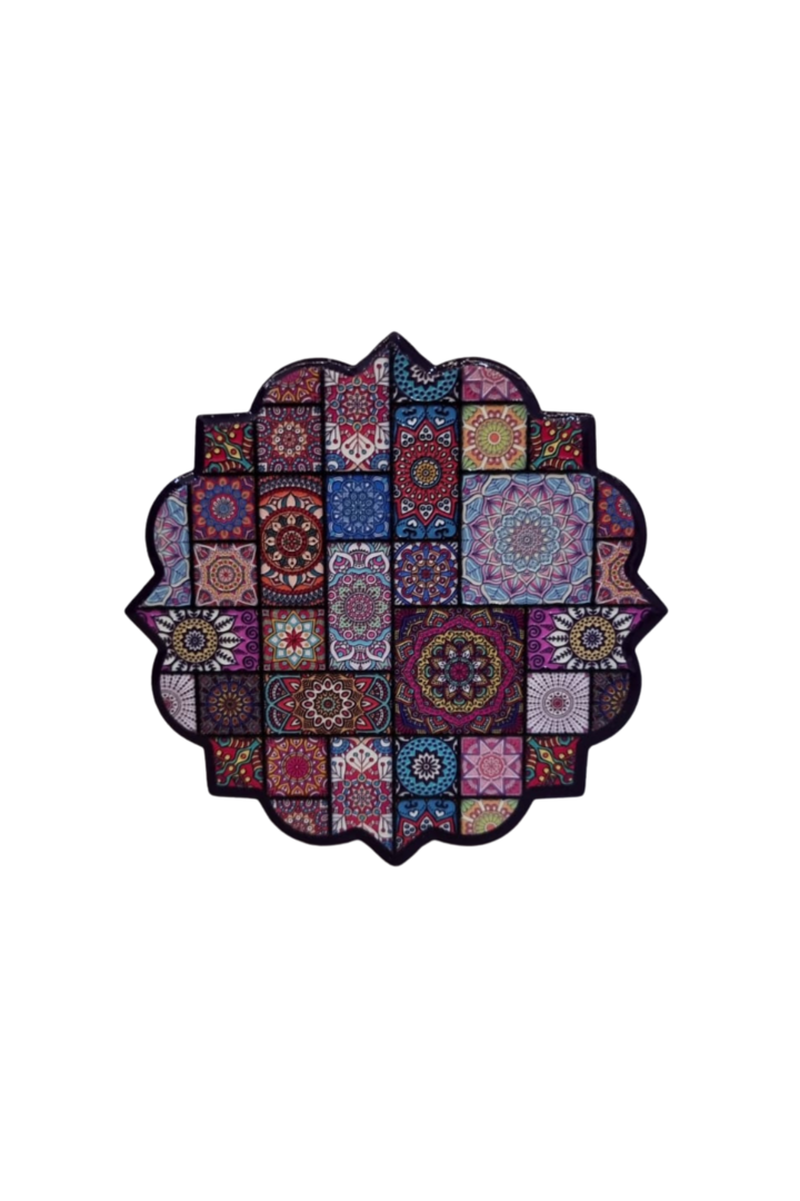 Porta copos mandala com 4 4