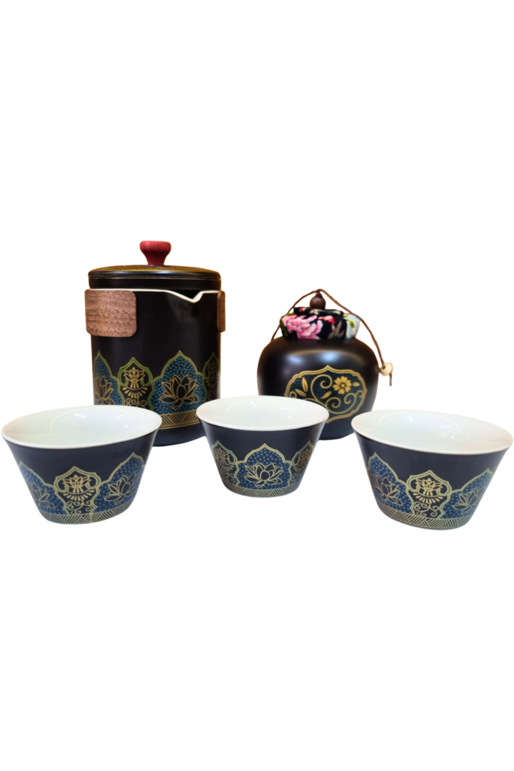 Kit cha com maleta 3