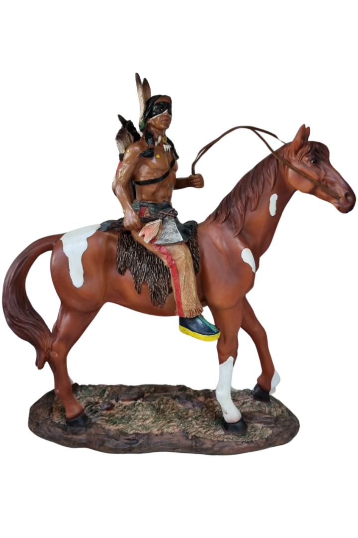 Indio no cavalo 32 5cm 1