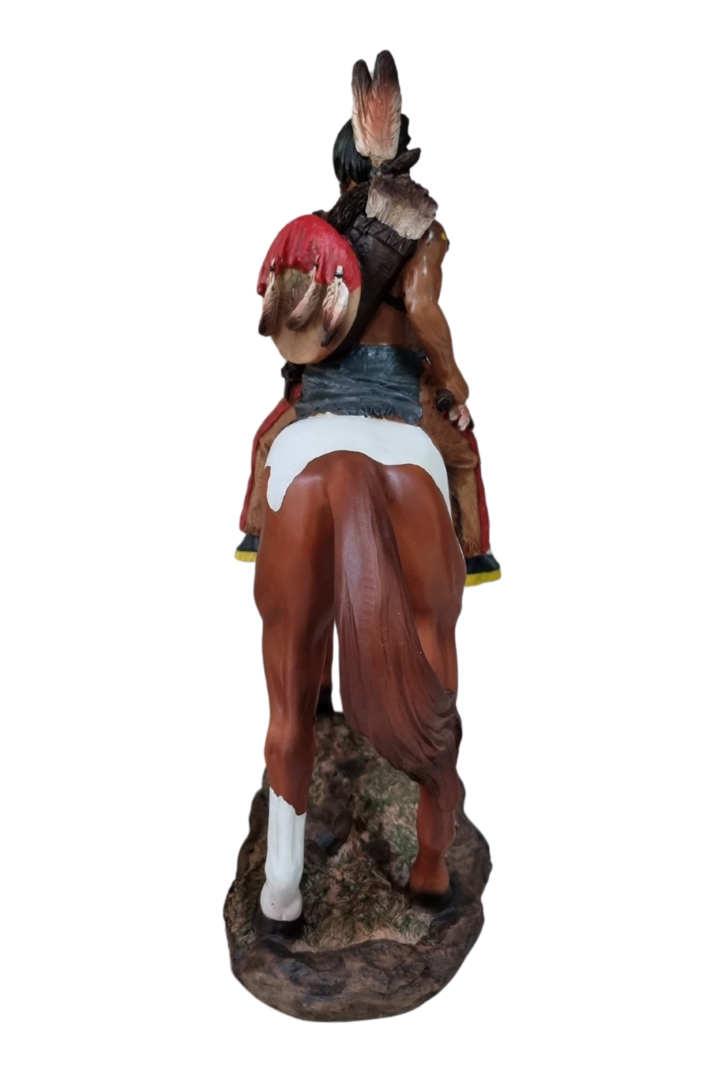 Indio no cavalo 32 5cm 4