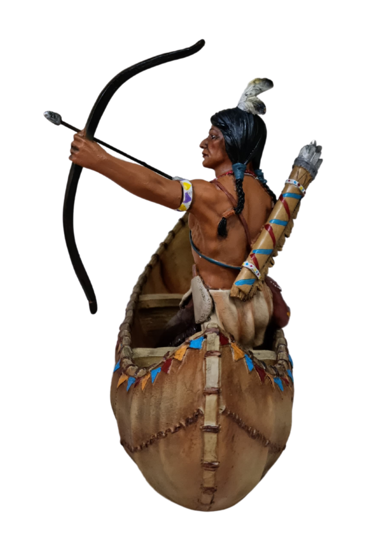Indio na canoa 20cm 4