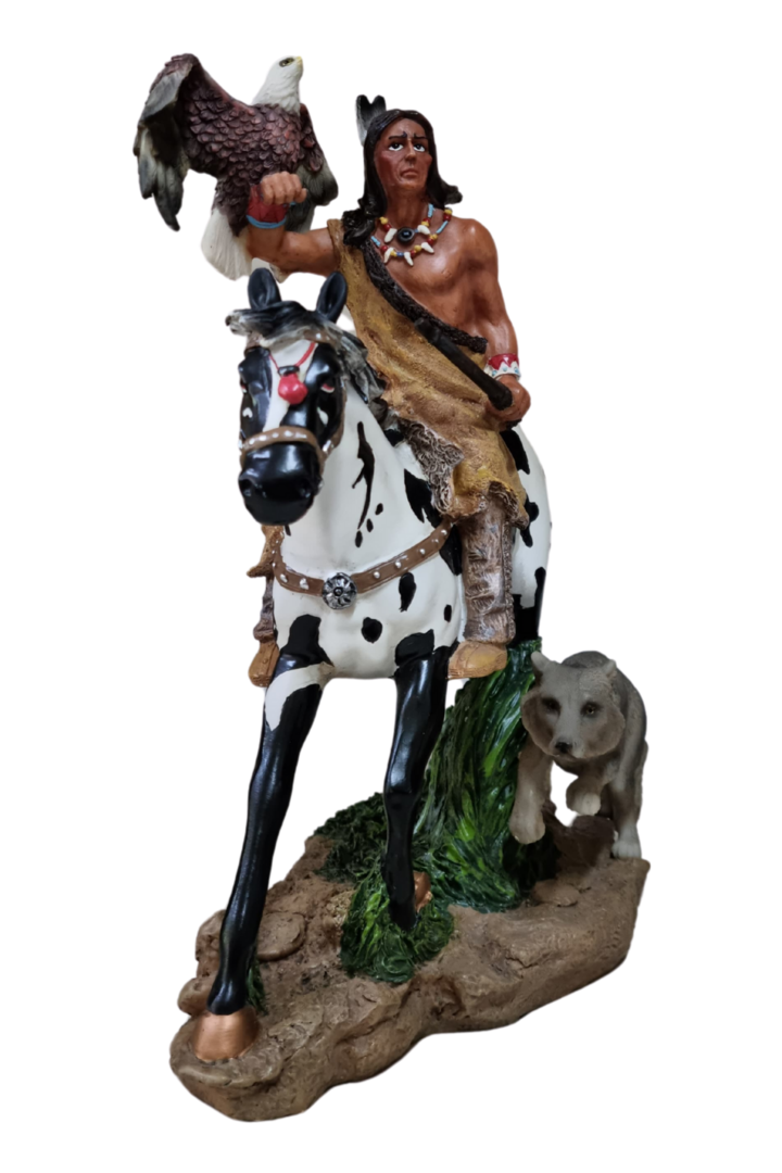 Indio no cavalo 30cm 1