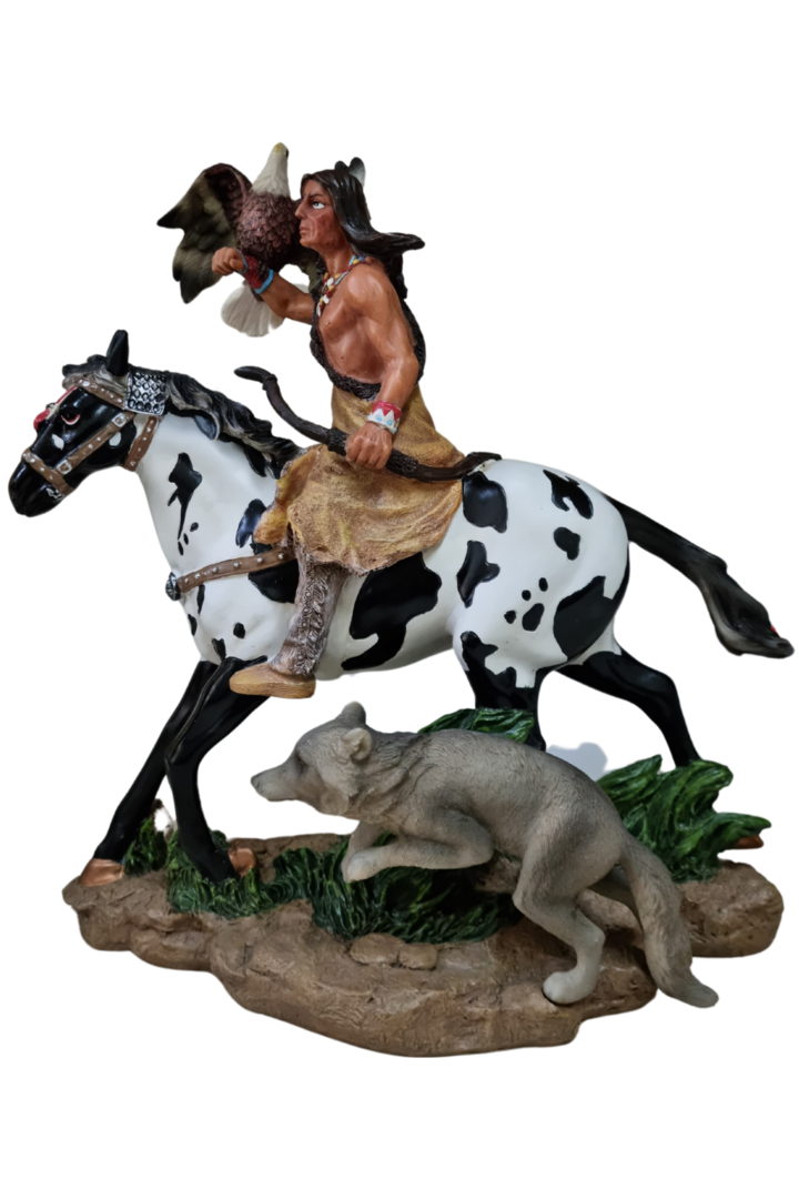 Indio no cavalo 30cm 2