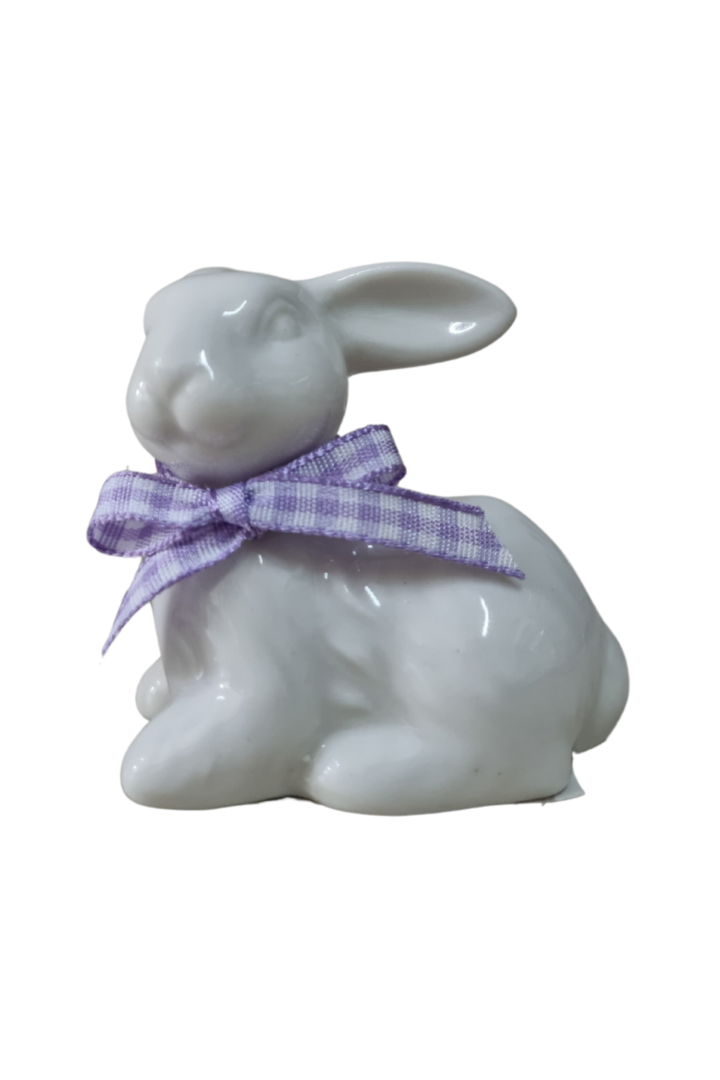 Coelho porcelana sentado 6
