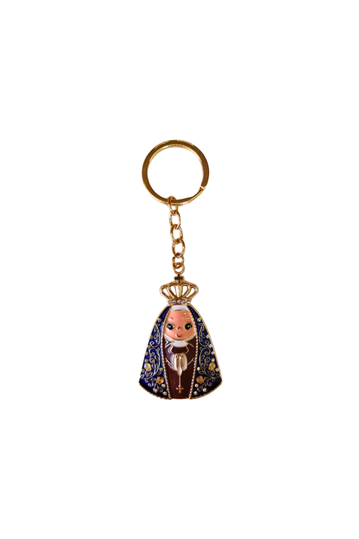 Chaveiro nossa senhora aparecida metal 1
