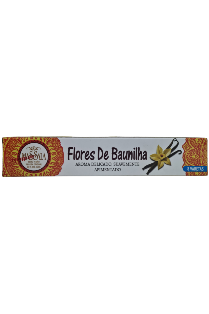 Incenso massala flores de baunilha