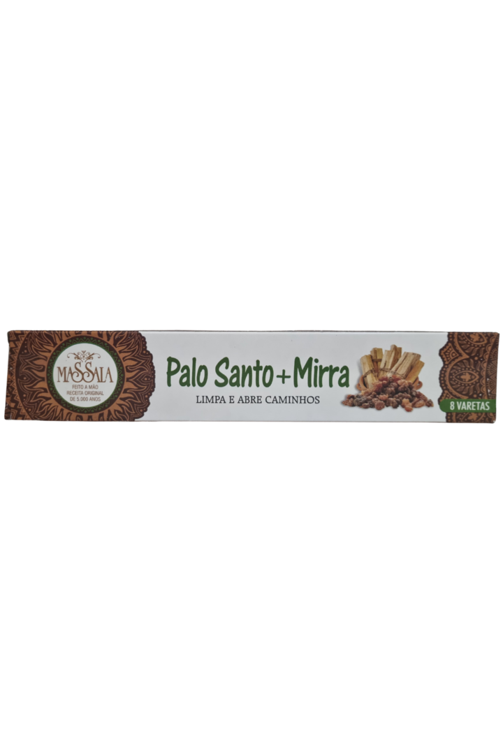 Incenso massala limpa e abre caminhos palo santo mirra