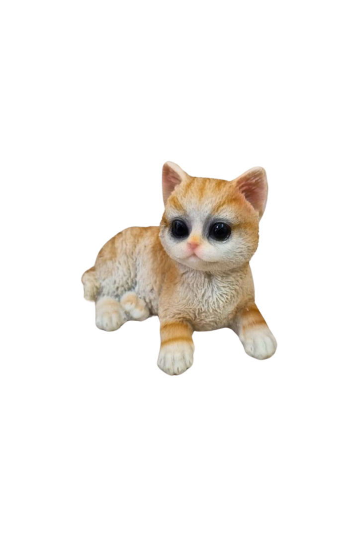 Gato deitado laranja 1