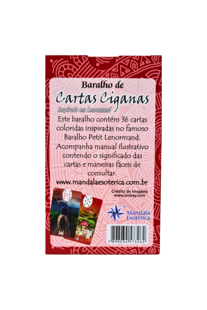 Baralho de cartas ciganas   mandala esoterica 2
