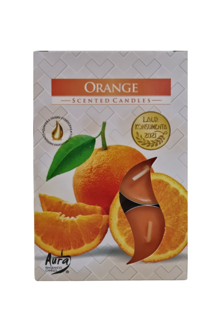 Vela rechot perfumada c6 laranja 