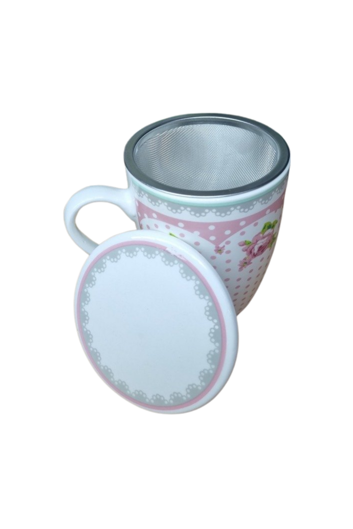 Caneca c infusor e tampa 310ml 2