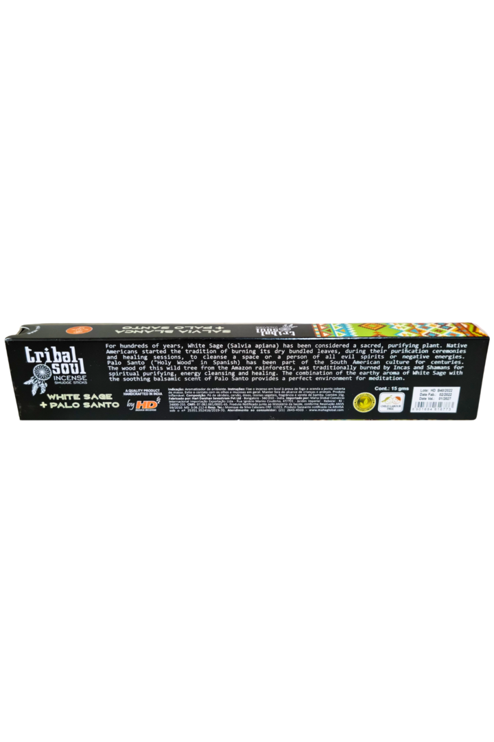 Incenso tribal soul white sage palo santo 2