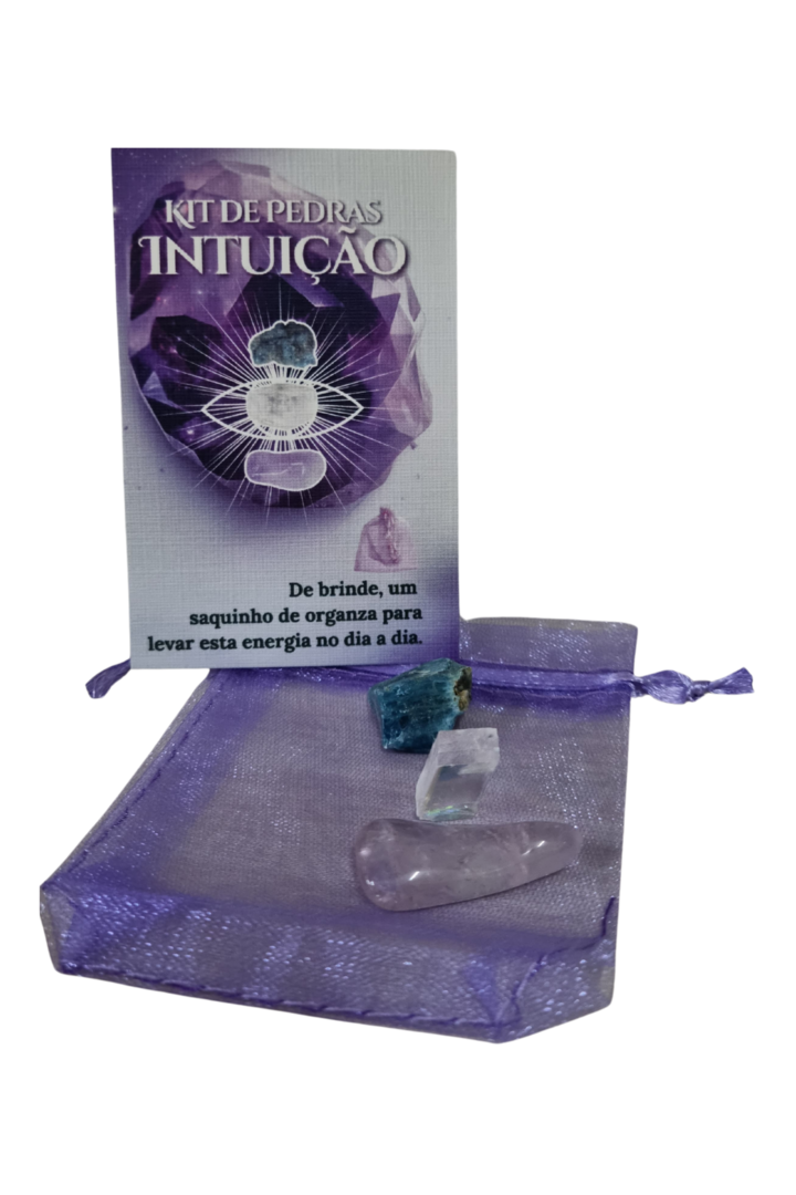 Kit intuicao 3 pedras