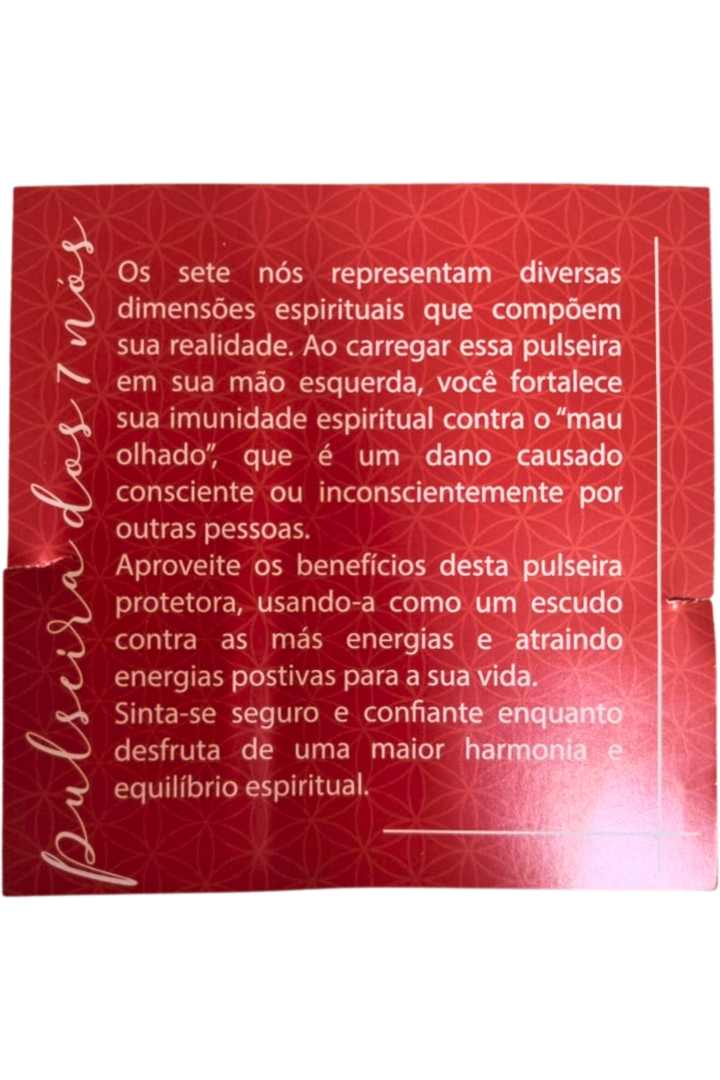 Pulseira 7 nos 2