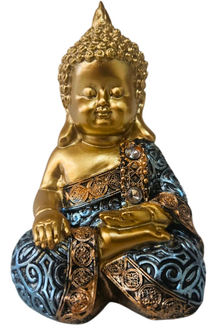 Buda roupa azul 3
