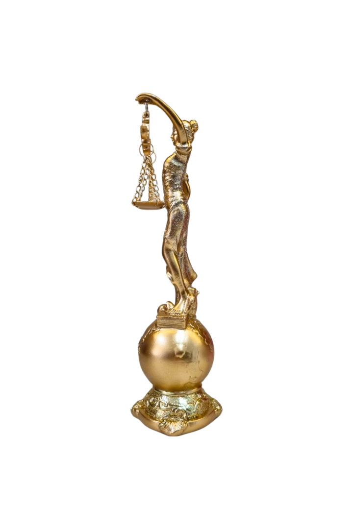 Dama da jjustica globo 24cm 2