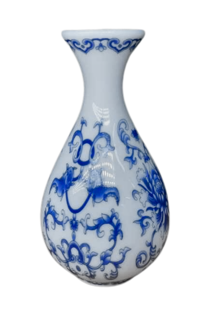 Vaso azul porcelana 1
