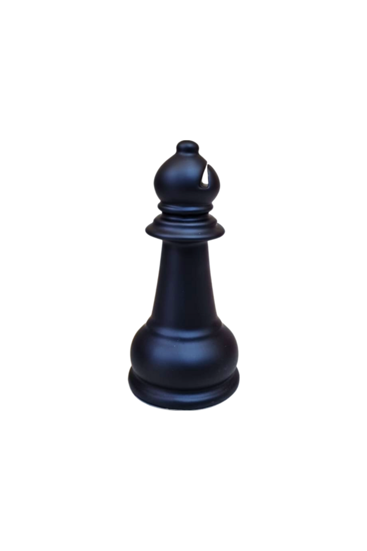 Enfeite xadrez porcelana 3