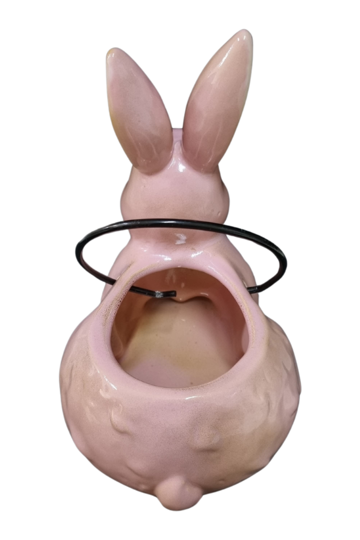 Coelho cachepot c alca porcelana 3