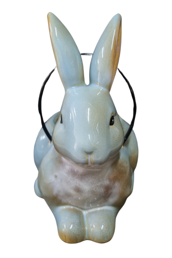 Coelho cachepot c alca porcelana 5