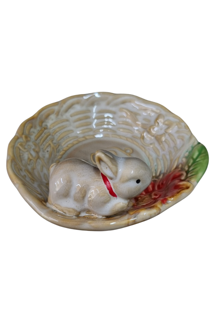 Petiskeira coelho love porcelana 2