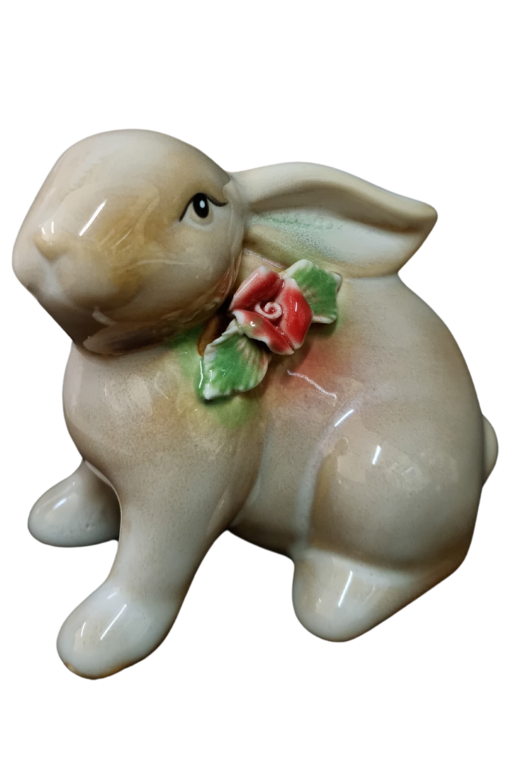 Dupla de coelhos porcelena 2