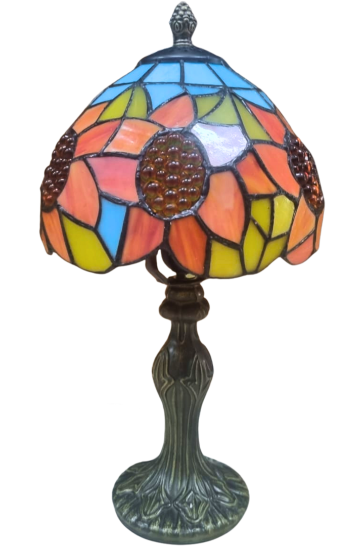 Abajur tiffany laranja 1