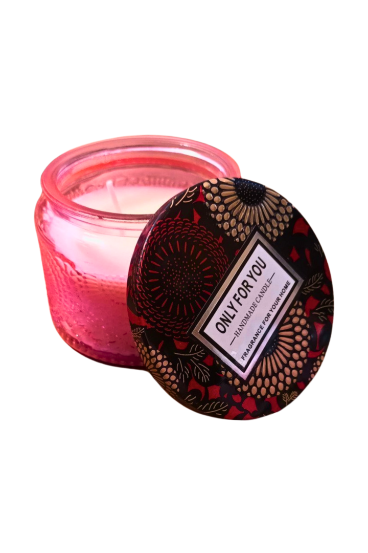 Vela vidro only for you x006 3