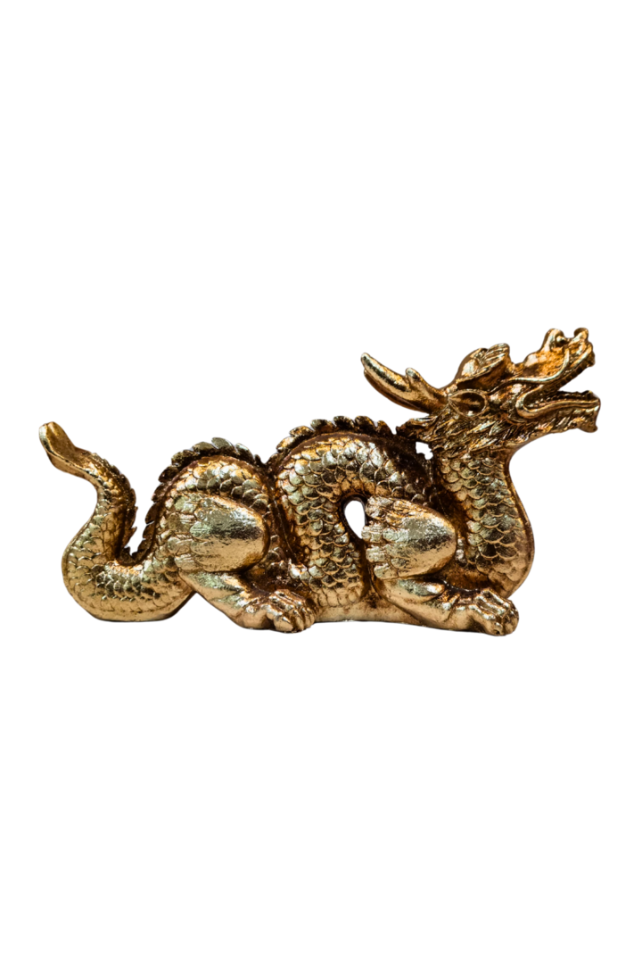 Dragao dourado resina 1