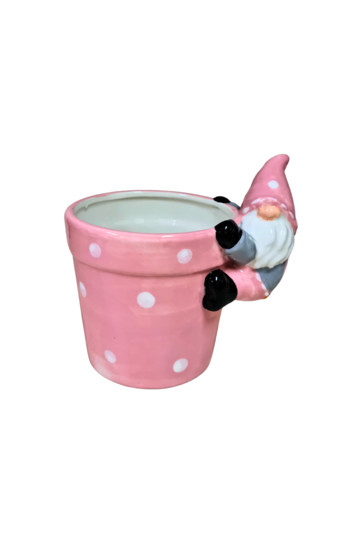 Cachepot gnomo color porcelana 1