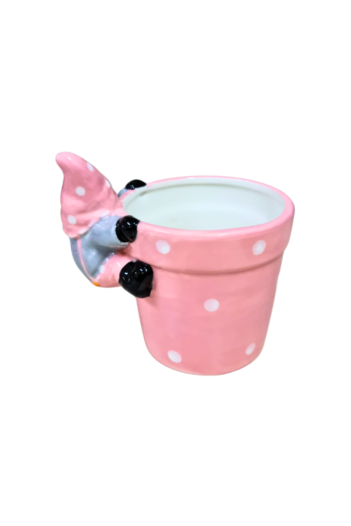 Cachepot gnomo color porcelana 2
