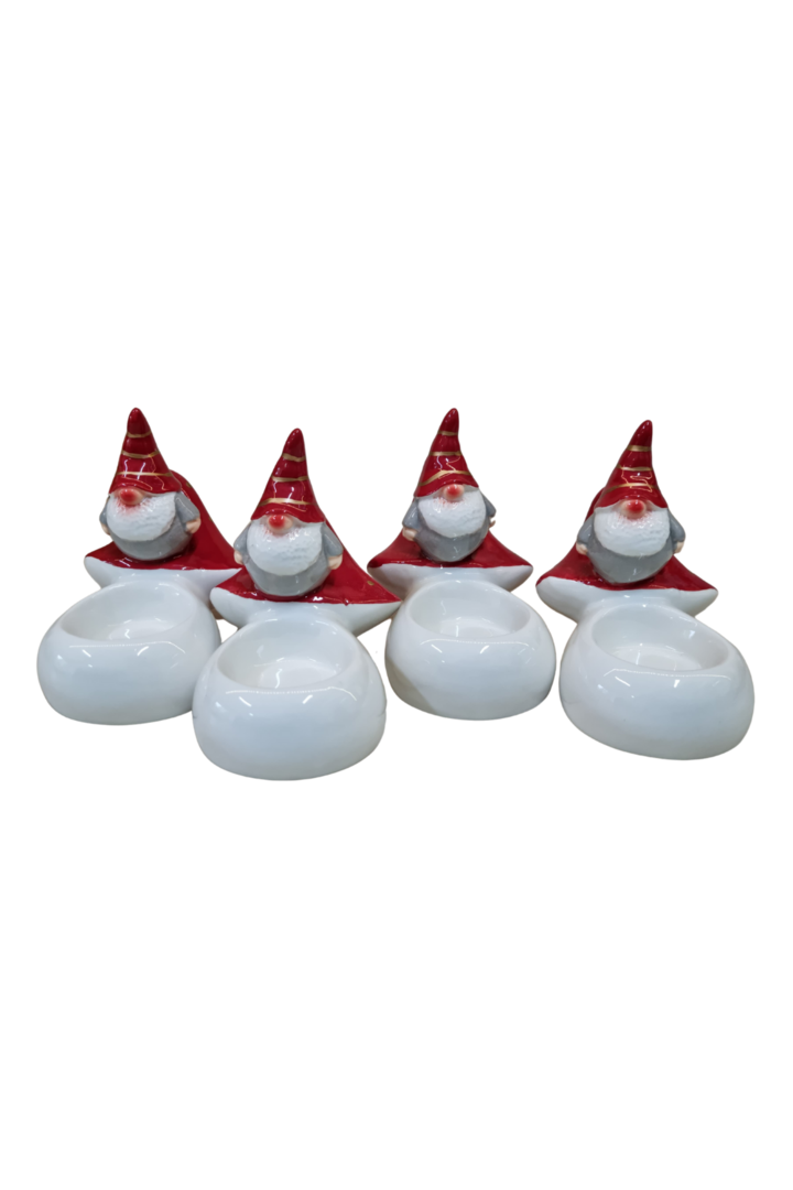 Castical gnomo cogumelo porcelana 1