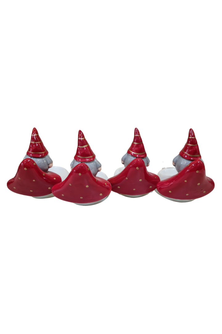 Castical gnomo cogumelo porcelana 2