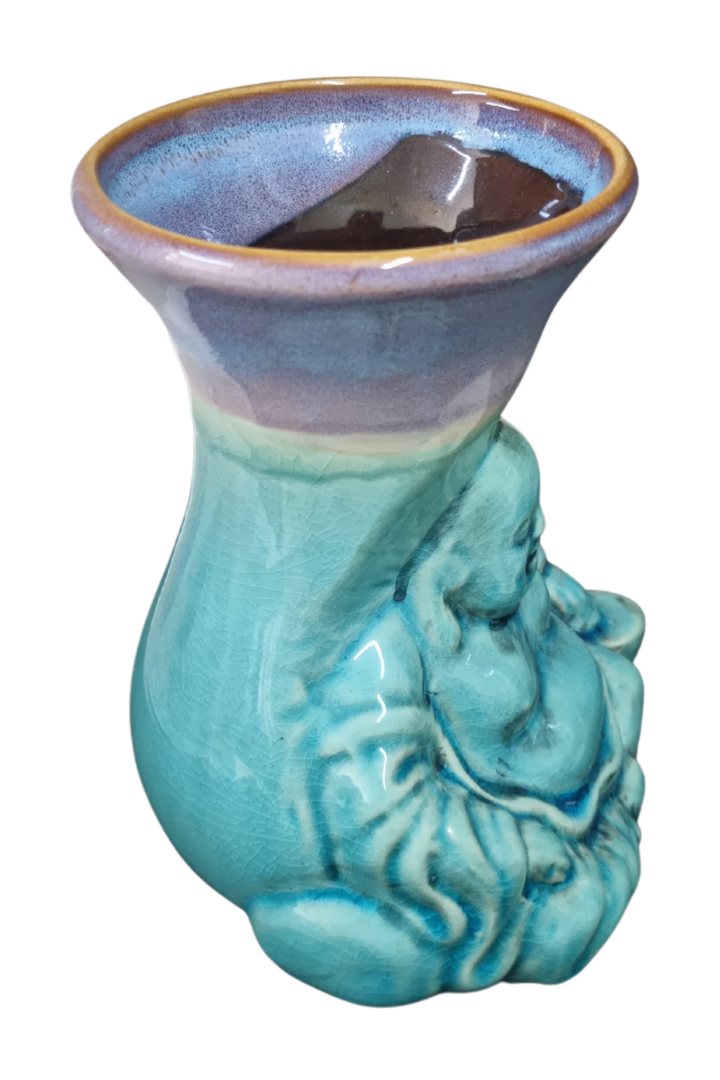 Vaso buda gordo porcelana 2