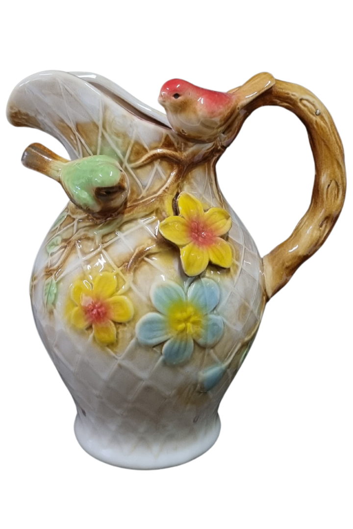 Vaso jarro passarinho porcelana 1