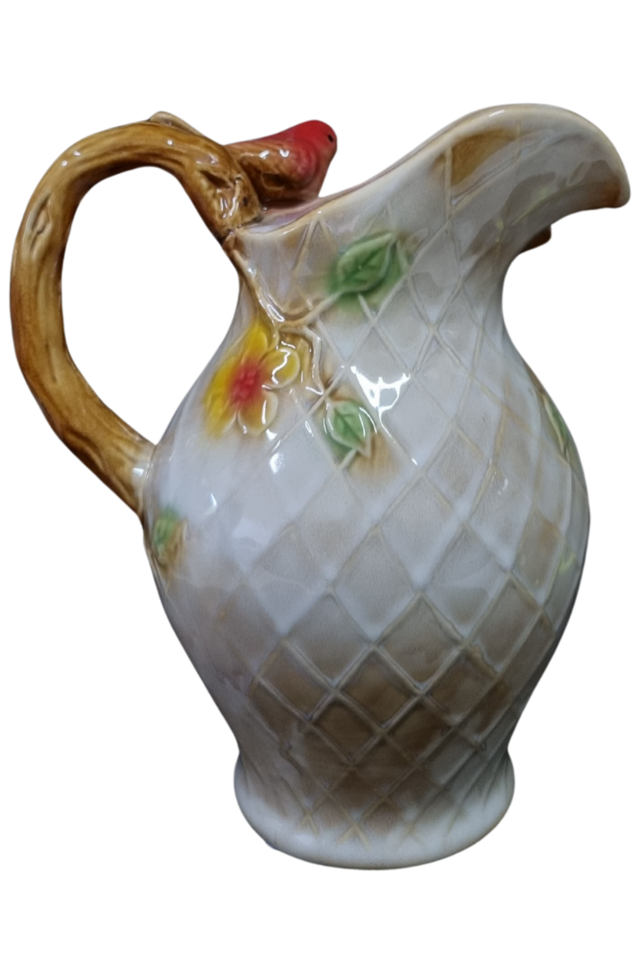 Vaso jarro passarinho porcelana 2