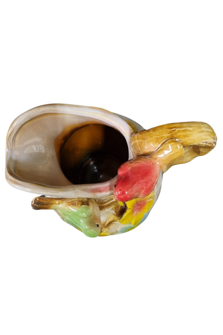 Vaso jarro passarinho porcelana 3