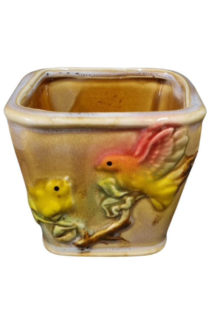 Cachepout passarinho porcelana 4 mdls 4