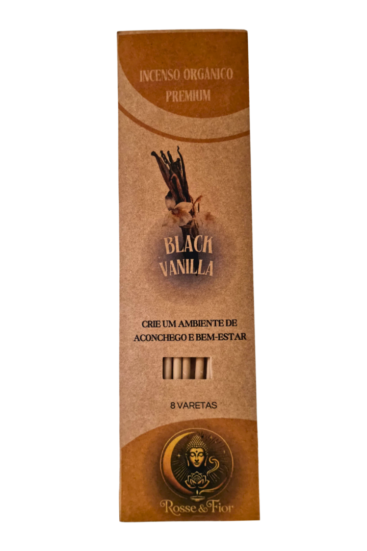 Incenso black vanilla 8 varetas